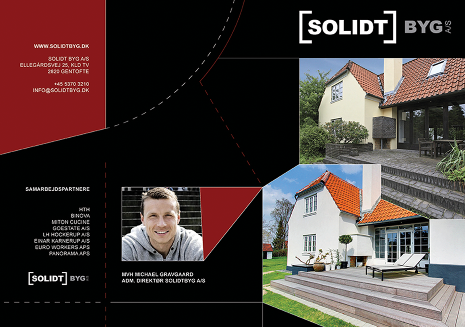 Marketing material for SolidtByg — Graphic Design